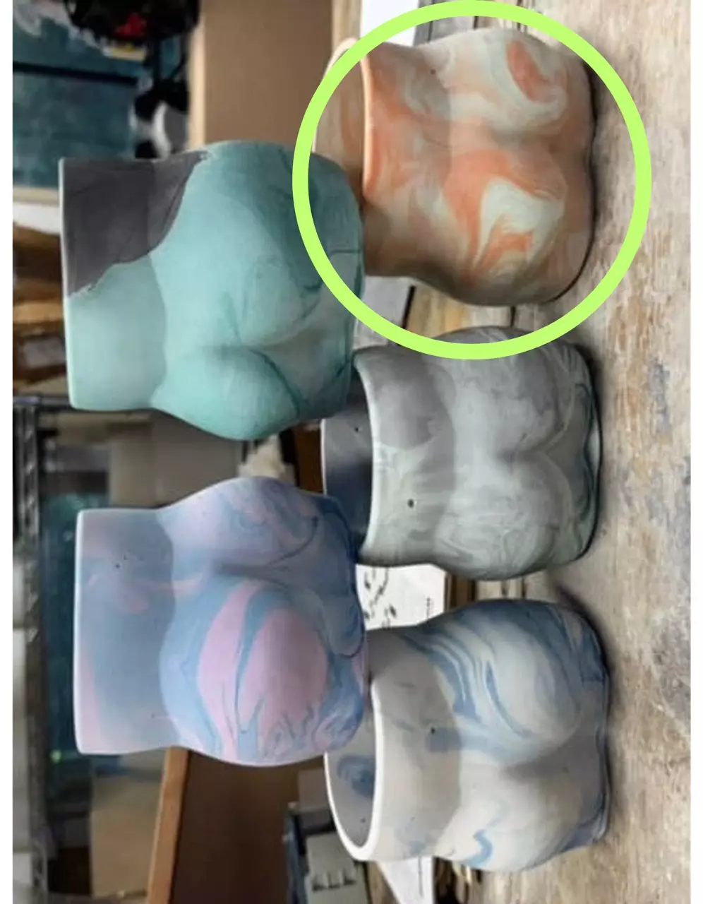 plant/Handmade Cement Booty Pot!-0