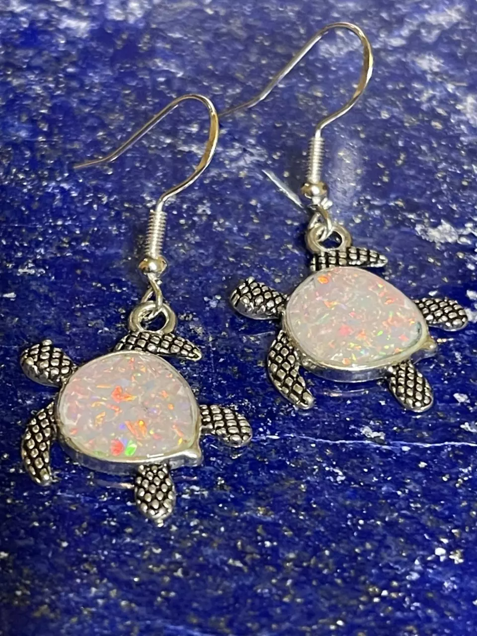 plant/Colorado Opal Turtle Earrings-0
