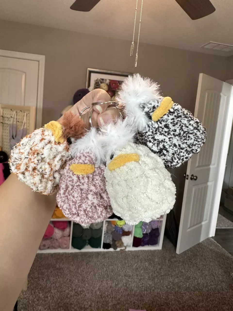 plant/Chicken keychains-0