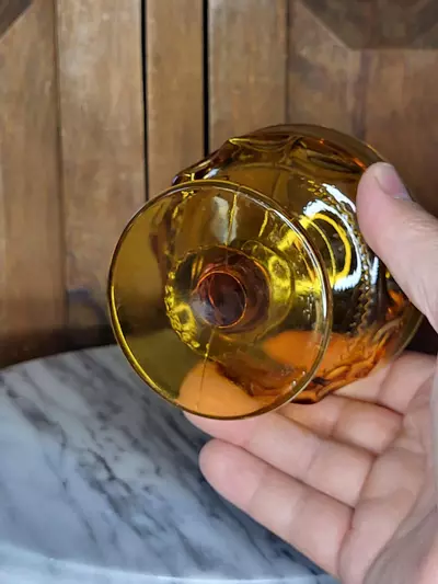 plant/Indiana amber glass desert dish-6-thumbnail