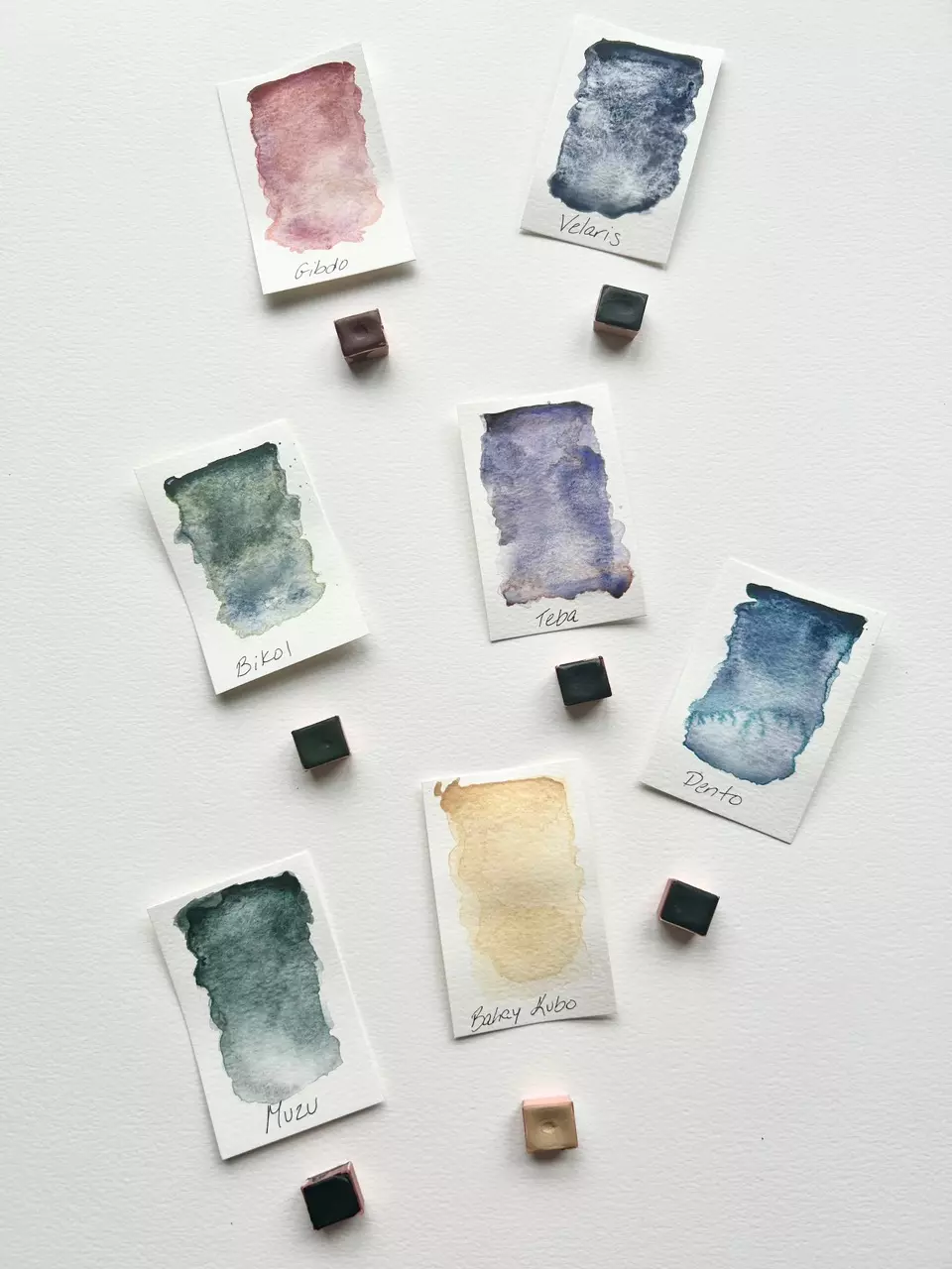 plant/Granulating Set by Issy Watercolors (7 half pans)-0