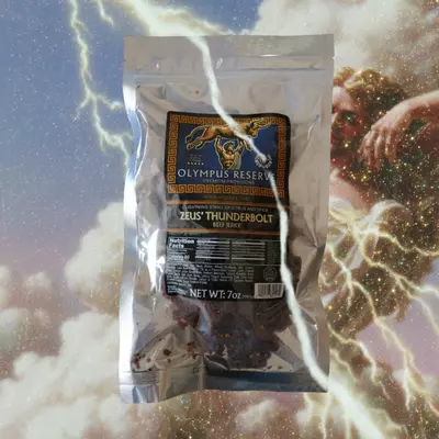 plant/Zeus’ Thunderbolt Beef Jerky (7oz) - Lemon Pepper Flavor-0-thumbnail