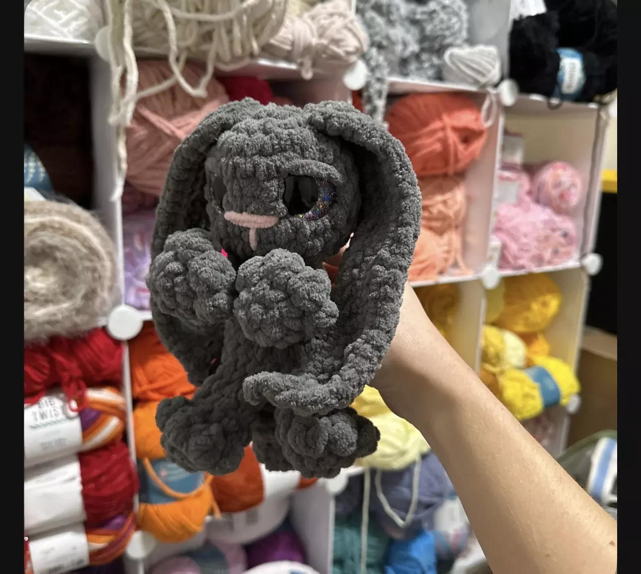 plant/Handmade Crochet Bunny Plushie 🧶✨-0