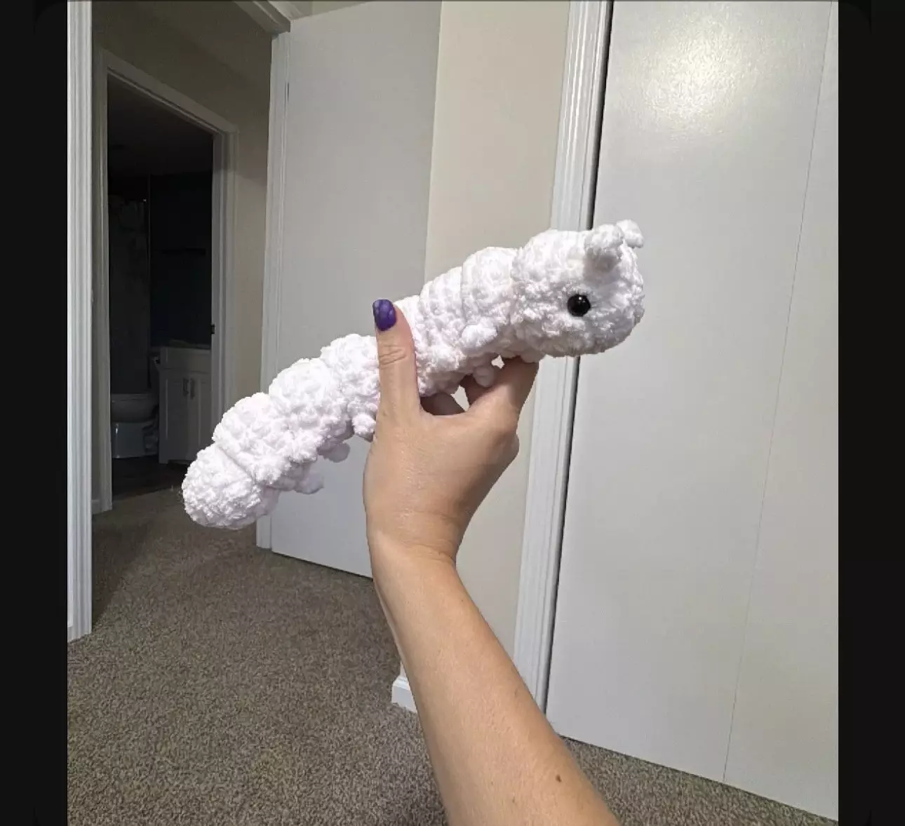 plant/Handmade Caterpillar Plush 🧶🐛-0