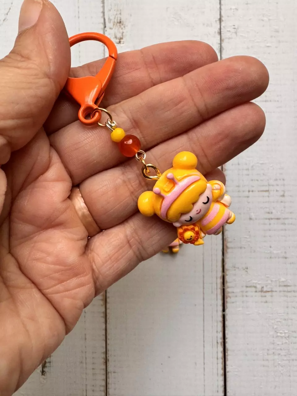 plant/Cute Kawaii Bee Girl Stitch Marker-0