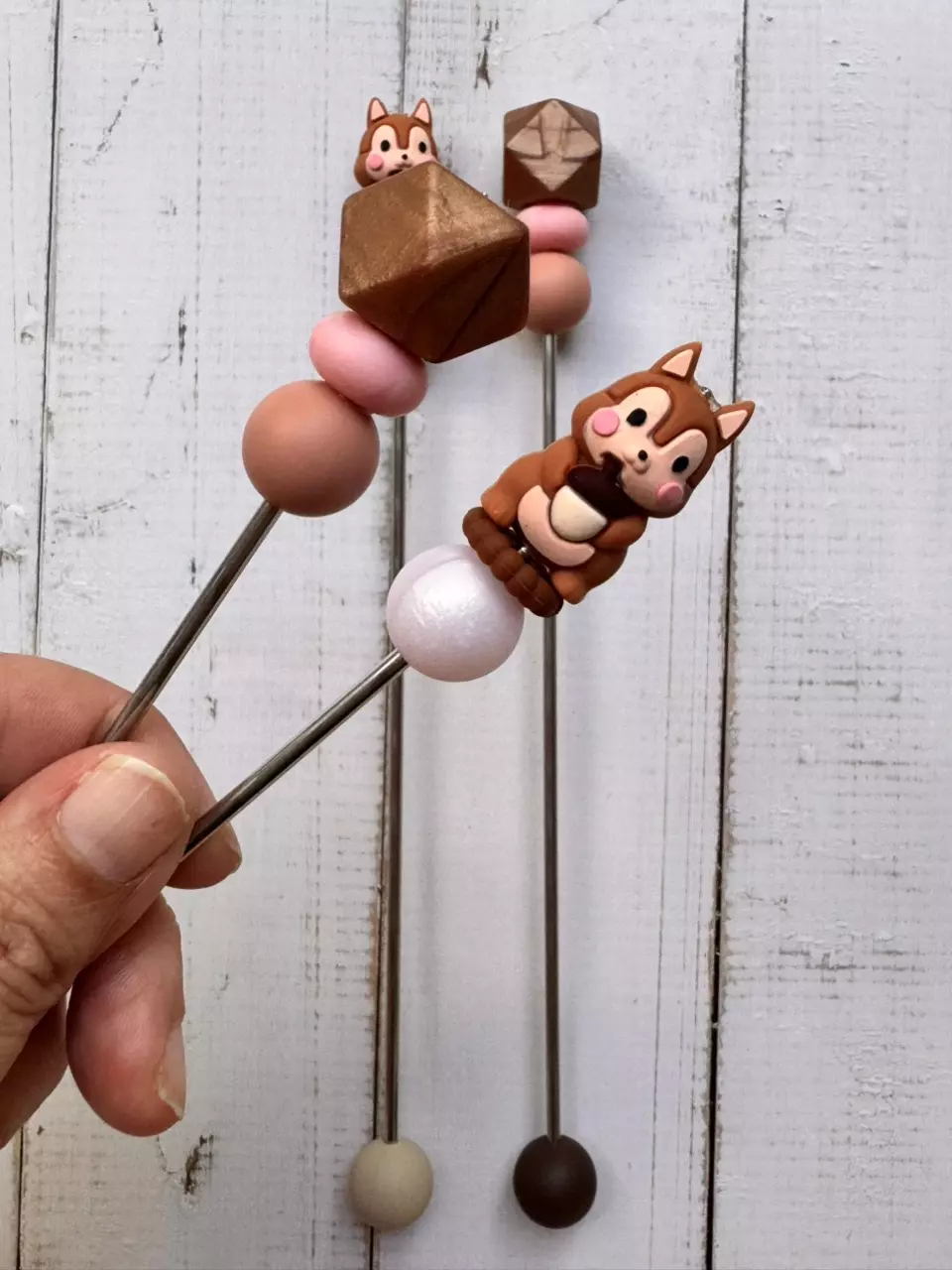 plant/Squirrel with Acorn Amigurumi Sewing Sticks-0