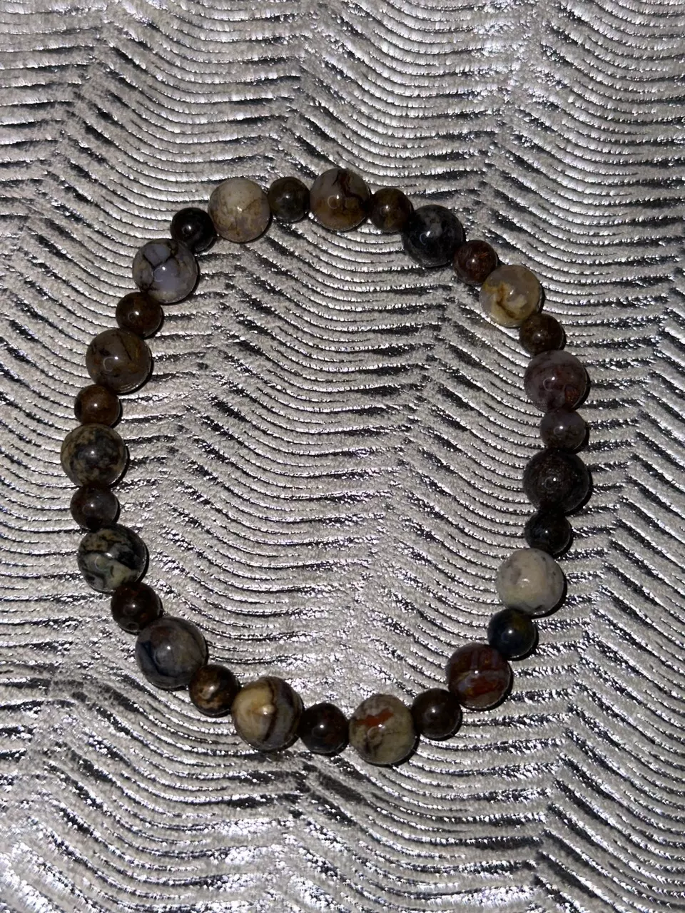 plant/Pietersite Stretch Bracelet-0