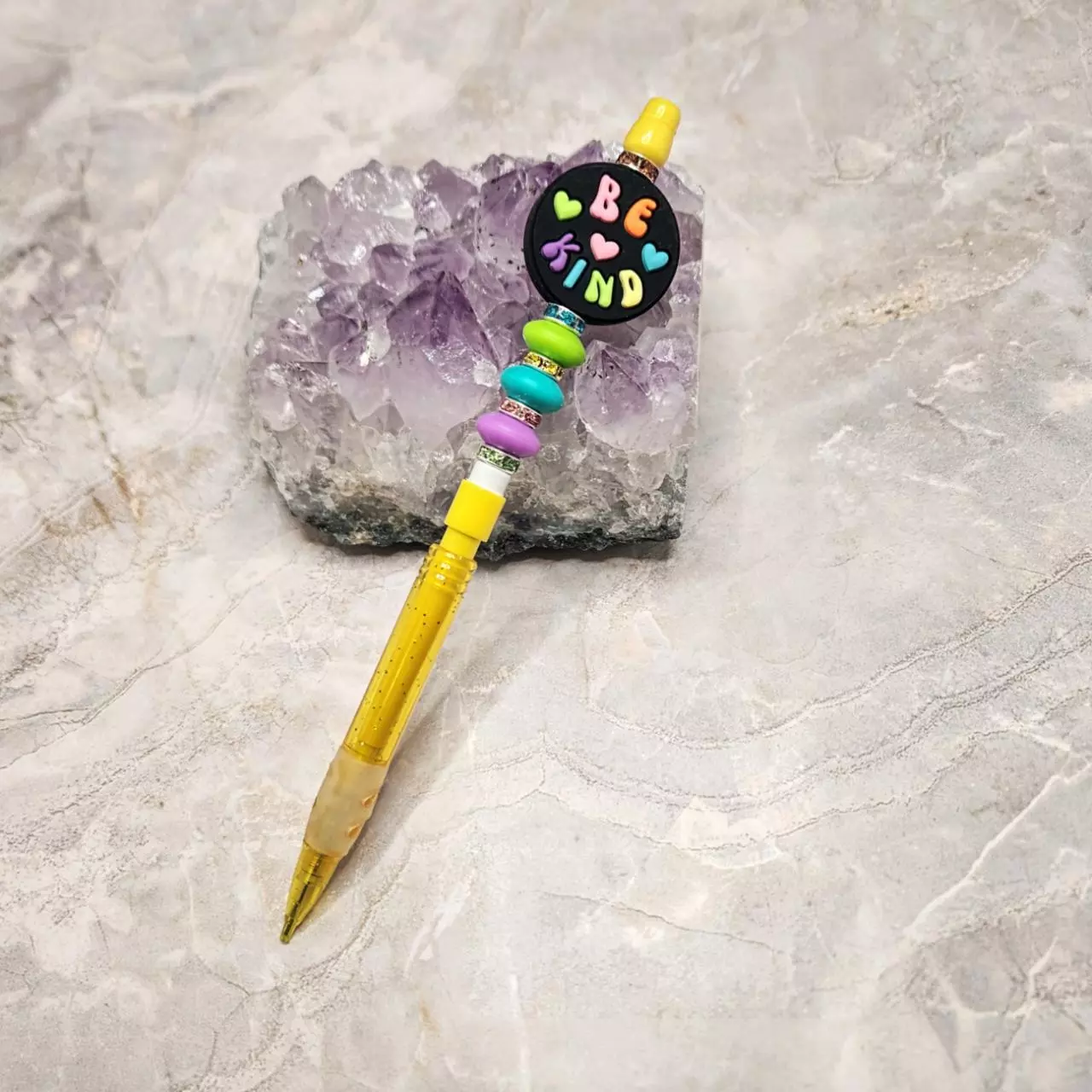 plant/Be Kind Yellow Mechanical Pencil-0