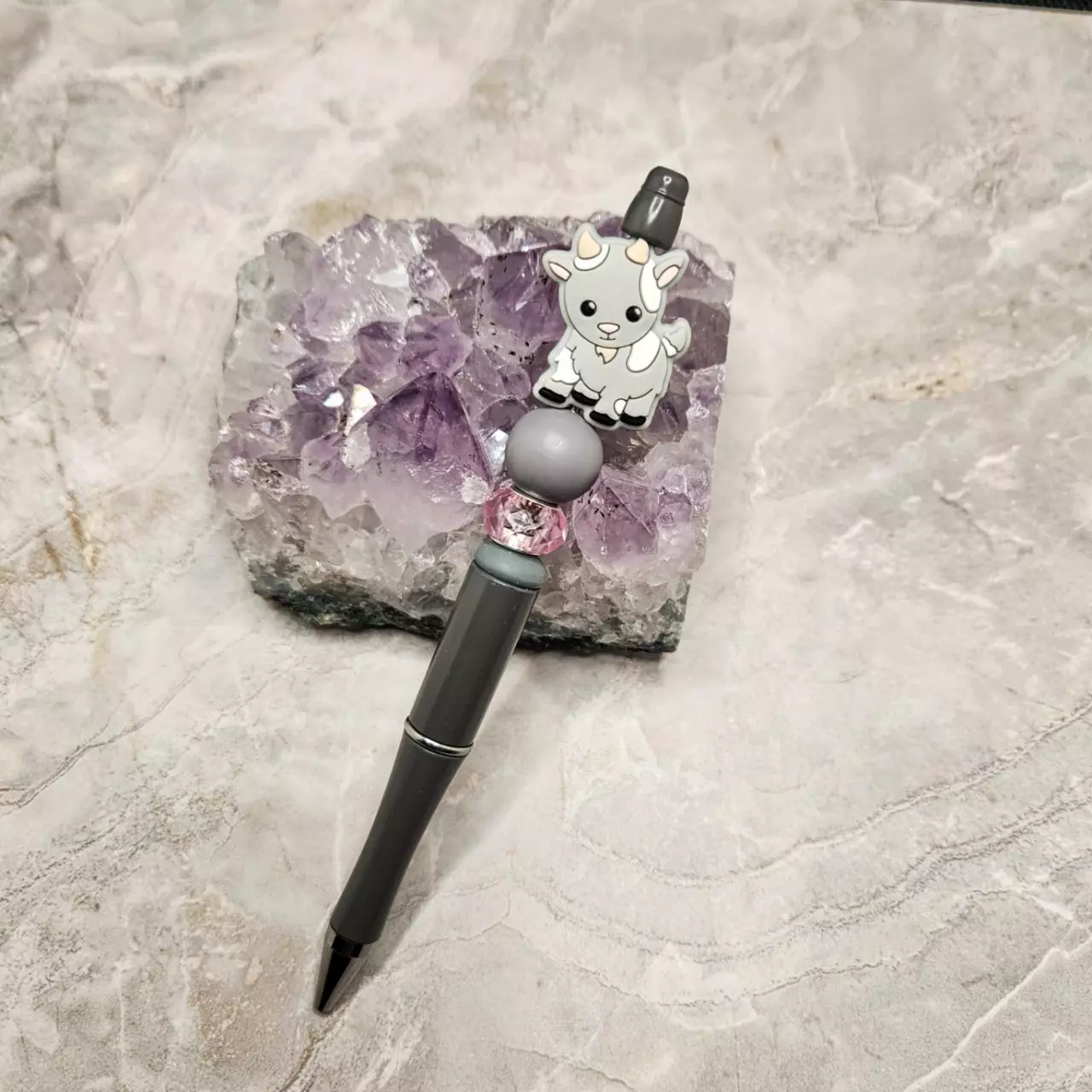 plant/Grey Goat Beaded Pen-0