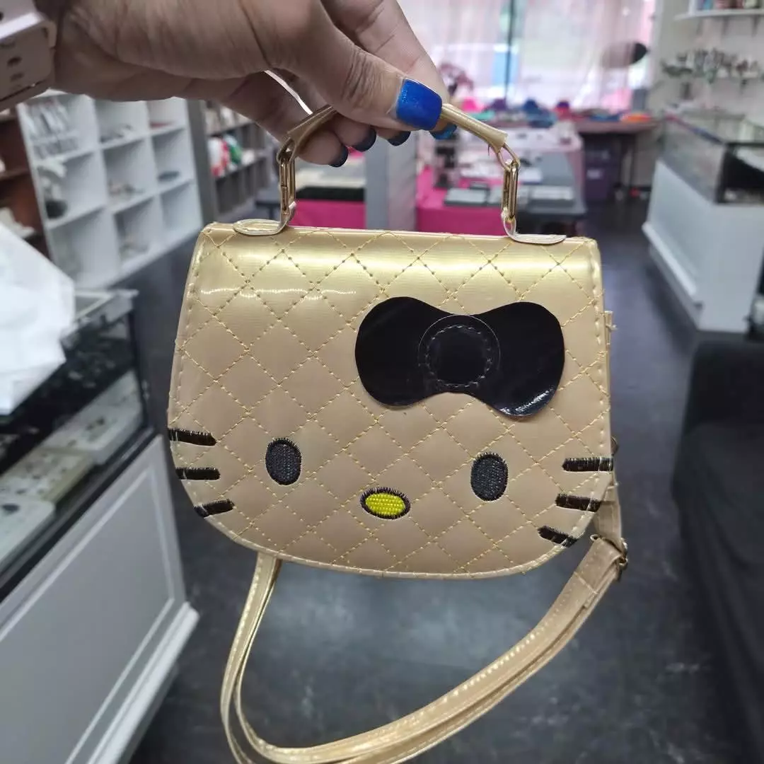 plant/Kids Gold Hello Kitty Handbag-0