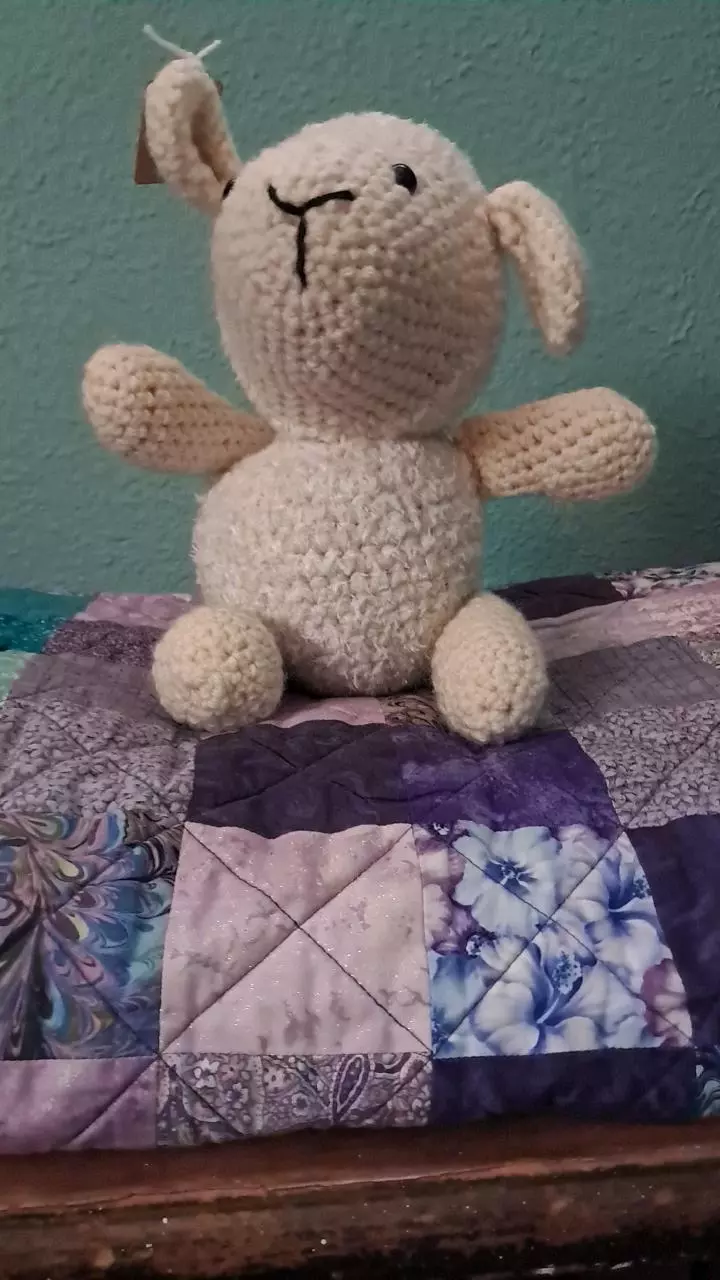 plant/Crochet lamb-0