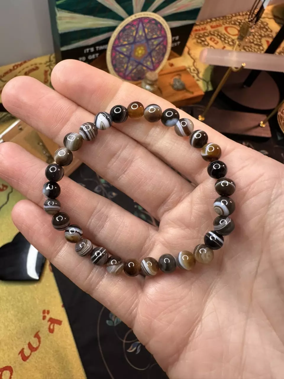 plant/Sardonyx - lots of bands and eyes!-0