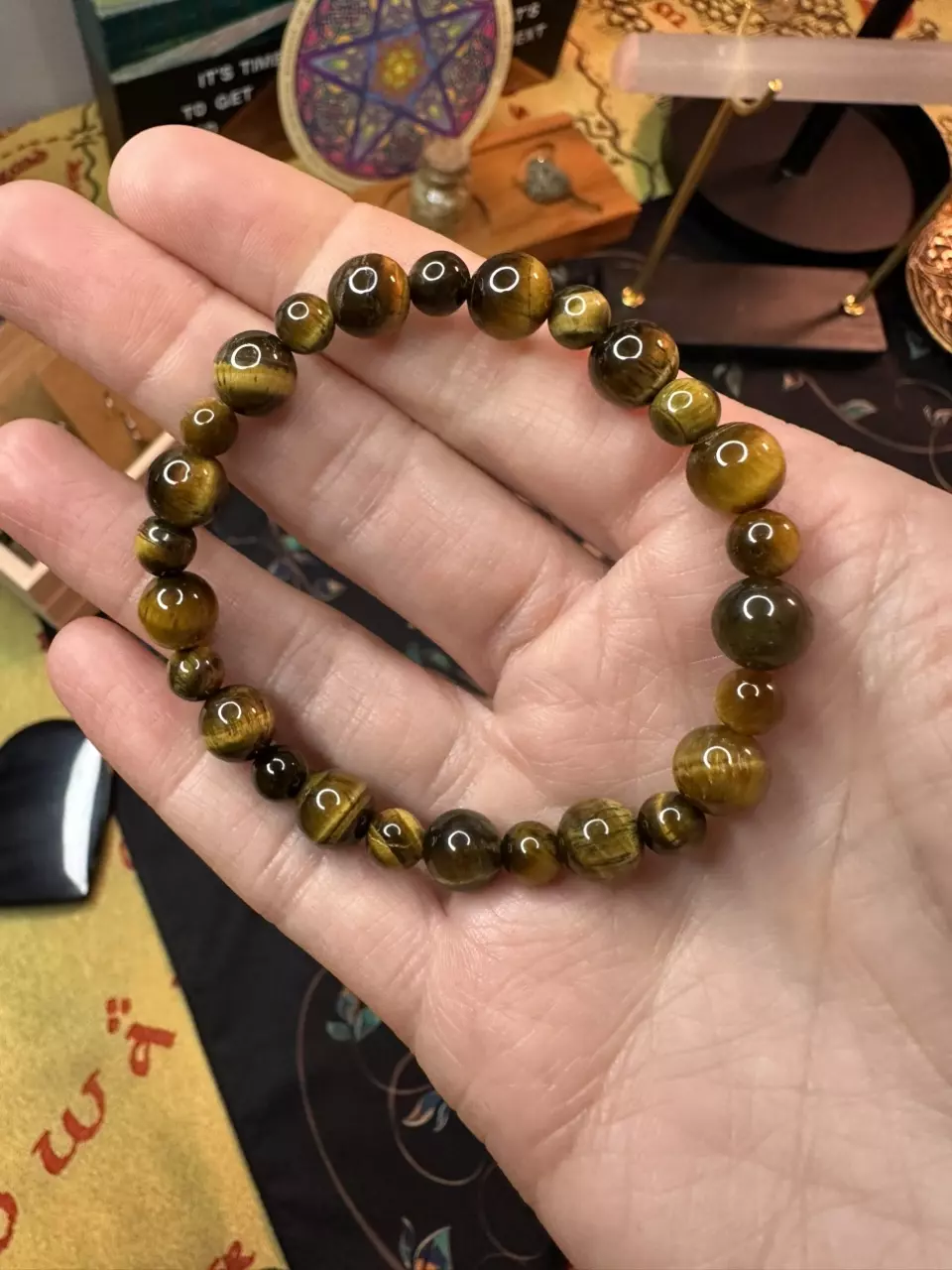 plant/8mm & 6mm Tiger Eye 🐯-0