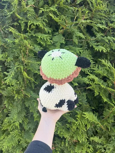 plant/PDF Crochet Pattern: Fruit Hat Cow!🍓🐮 (NOT a physical product!)-6-thumbnail