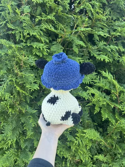 plant/PDF Crochet Pattern: Fruit Hat Cow!🍓🐮 (NOT a physical product!)-7-thumbnail