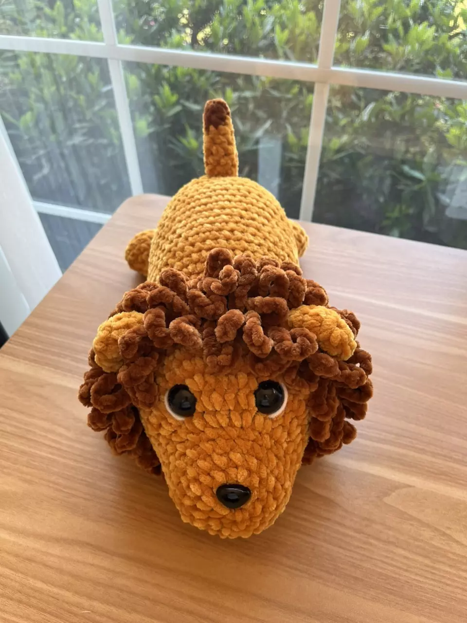 plant/🦁Splooting Lion Plushie (Mustard)-6