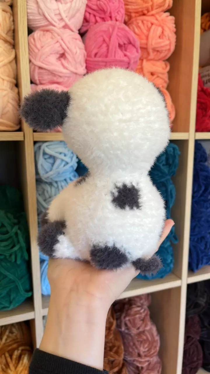 plant/🐮🐄Fuzzy/Weighted Sitting Cow Plushie-4