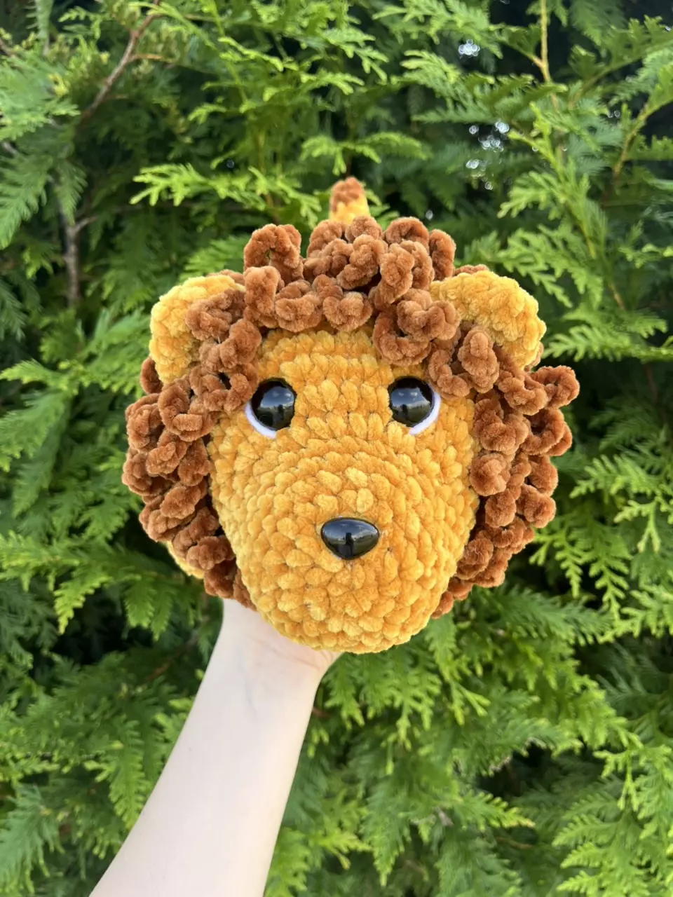 plant/🦁Splooting Lion Plushie (Mustard)-1