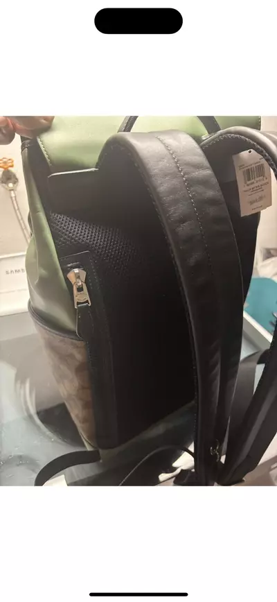 plant/100% Authentic Coach Colorblock backpack.-3-thumbnail