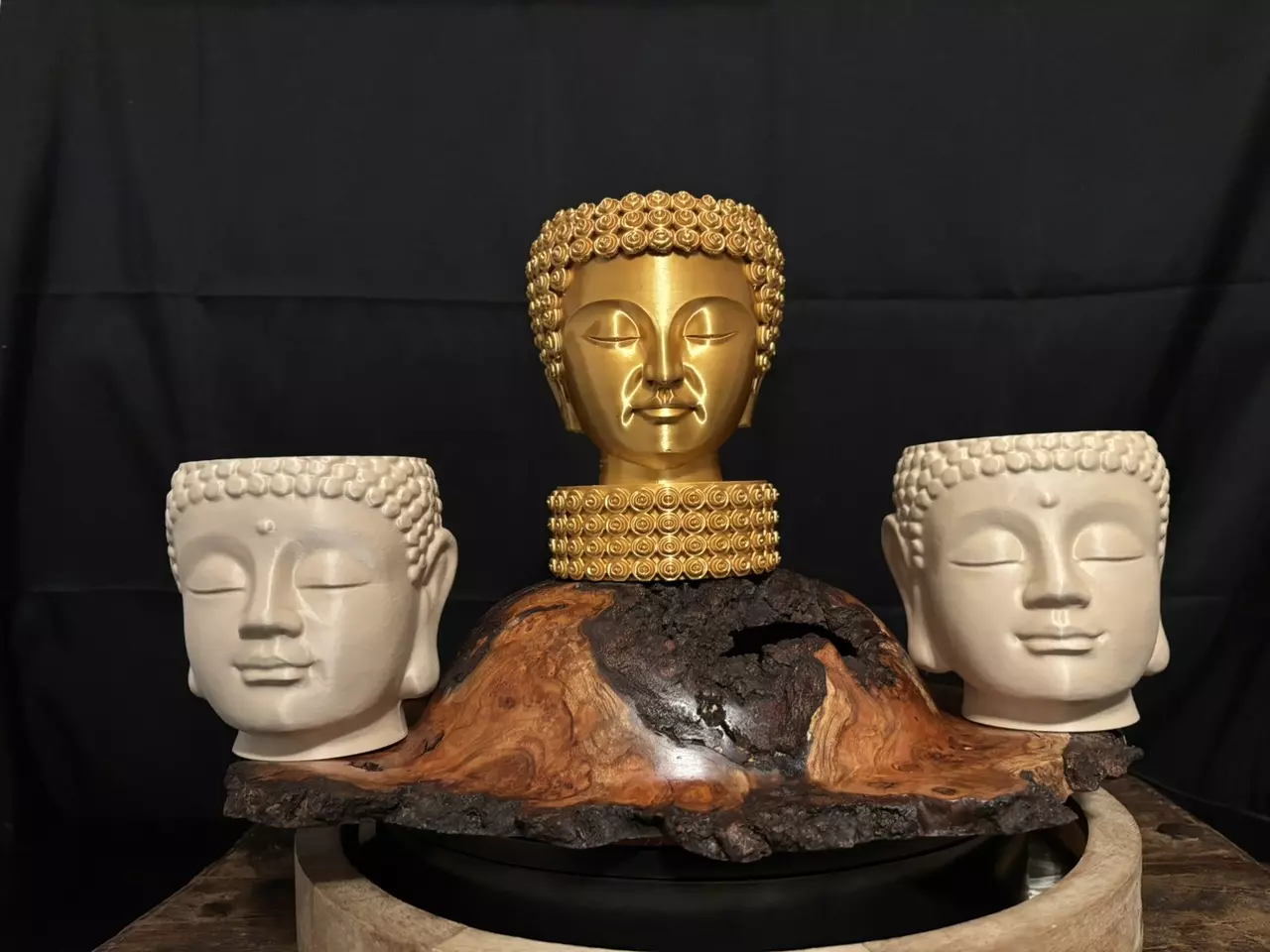 plant/Planters 3D printed Buddha-0
