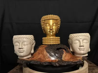 plant/Planters 3D printed Buddha-0-thumbnail