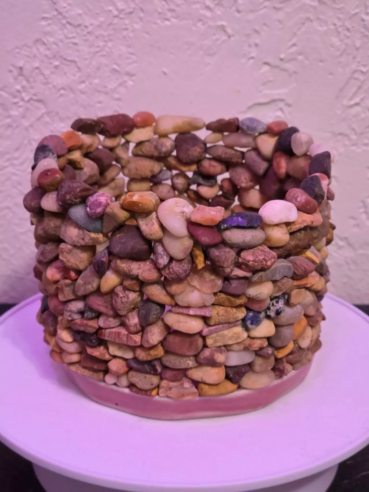 plant/Pink Rock Pot #023-1