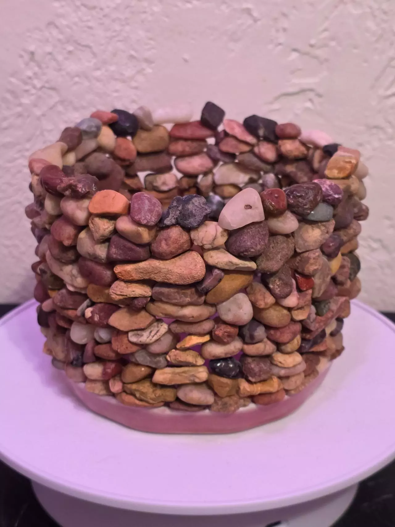 plant/Pink Rock Pot #023-0