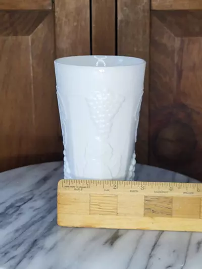 plant/Milk Glass Tumbler-3-thumbnail
