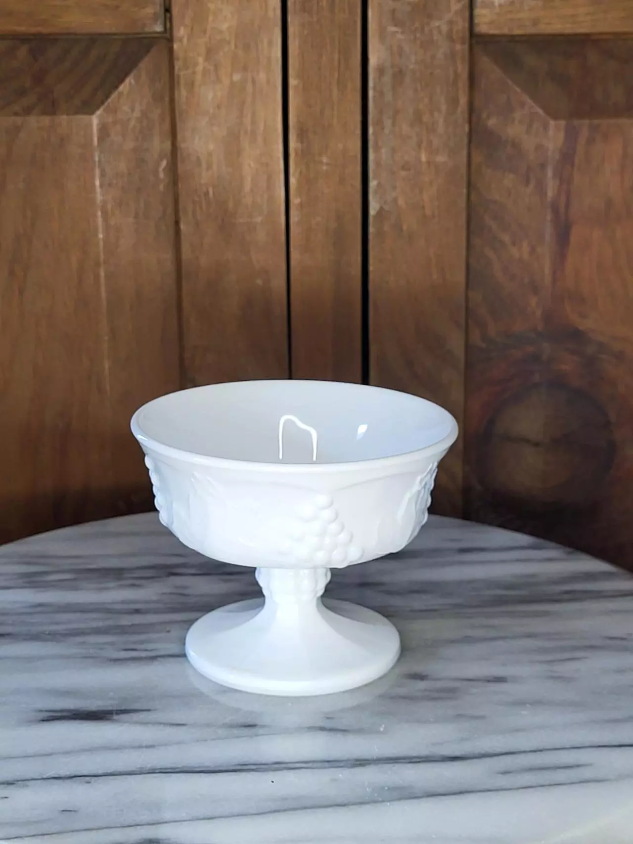 plant/Milk glass Parfait Dish-0