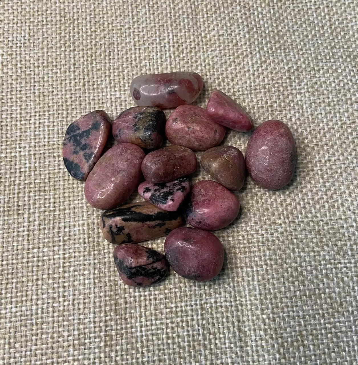 plant/Rhodochrosite Polished Tumbled Crystals-0