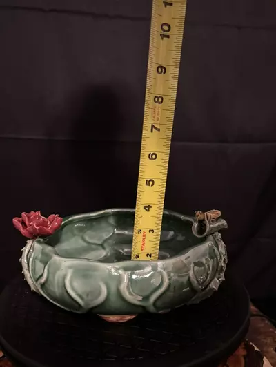 plant/Oriental style succulent! Cactus/ planter with hand made-4-thumbnail