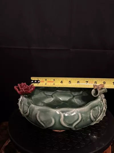 plant/Oriental style succulent! Cactus/ planter with hand made-3-thumbnail