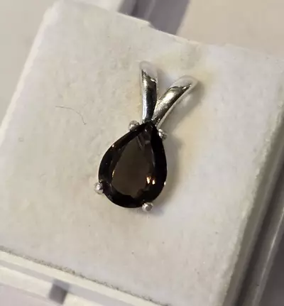 plant/Smokey quartz pendant.-0-thumbnail