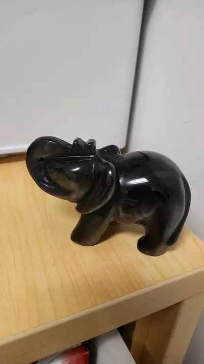 plant/Silver sheen obsidian Elephant-0-thumbnail