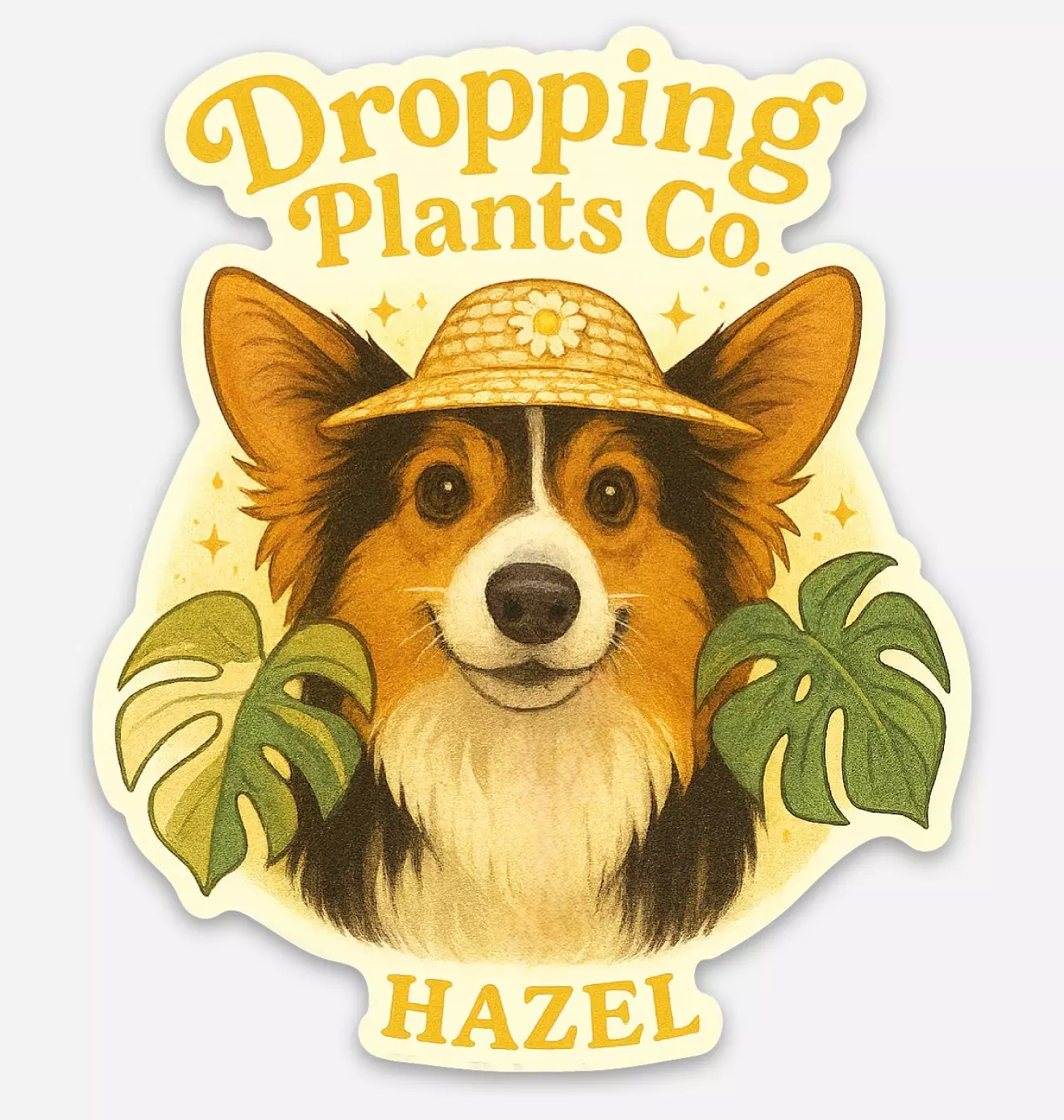 plant/Dropping Plants Co. - Hazel Sticker - 3inch-0