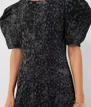 plant/En Saison Charcoal Harlow Midi Dress NWT Small-1