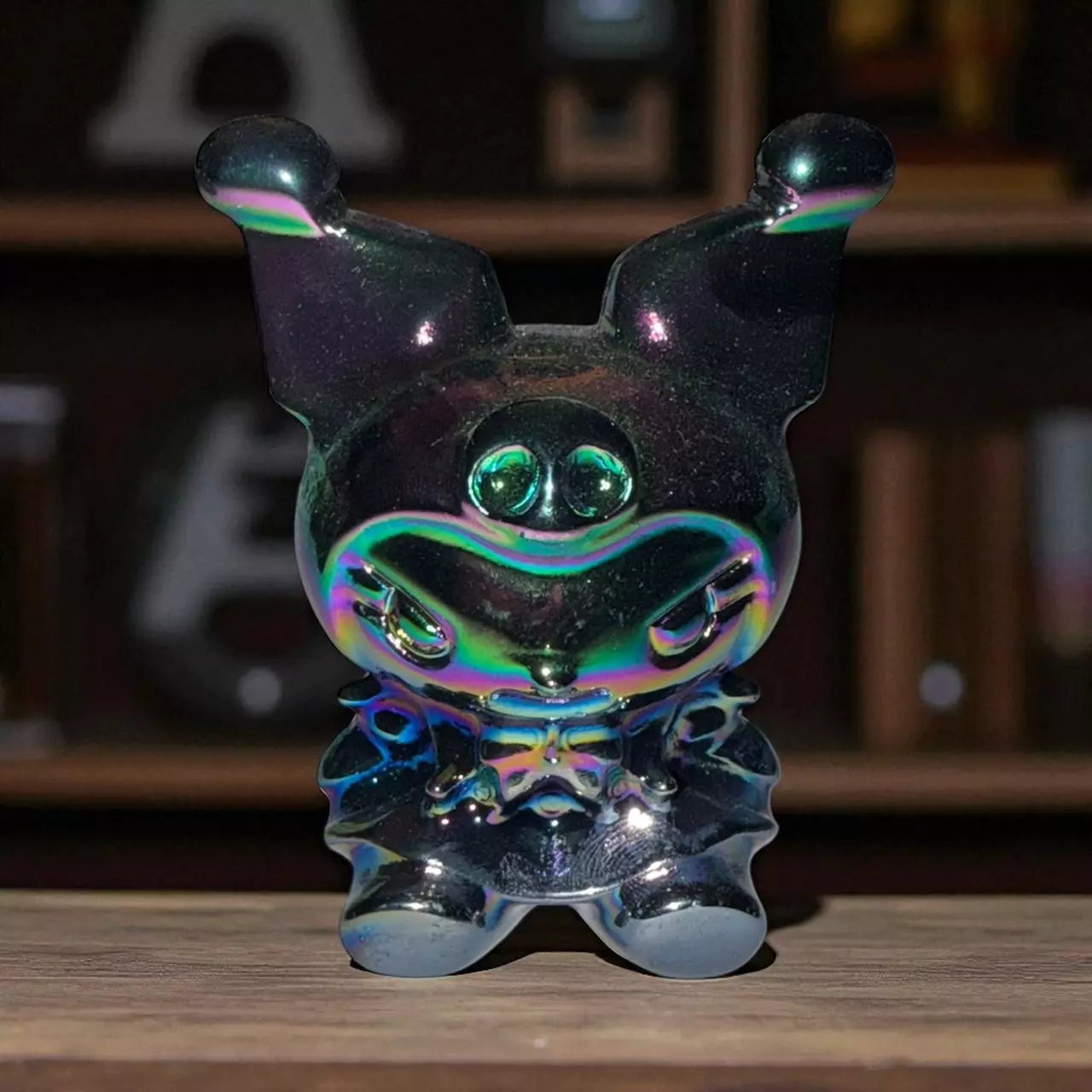 plant/Rainbow aura coated kuromi-0