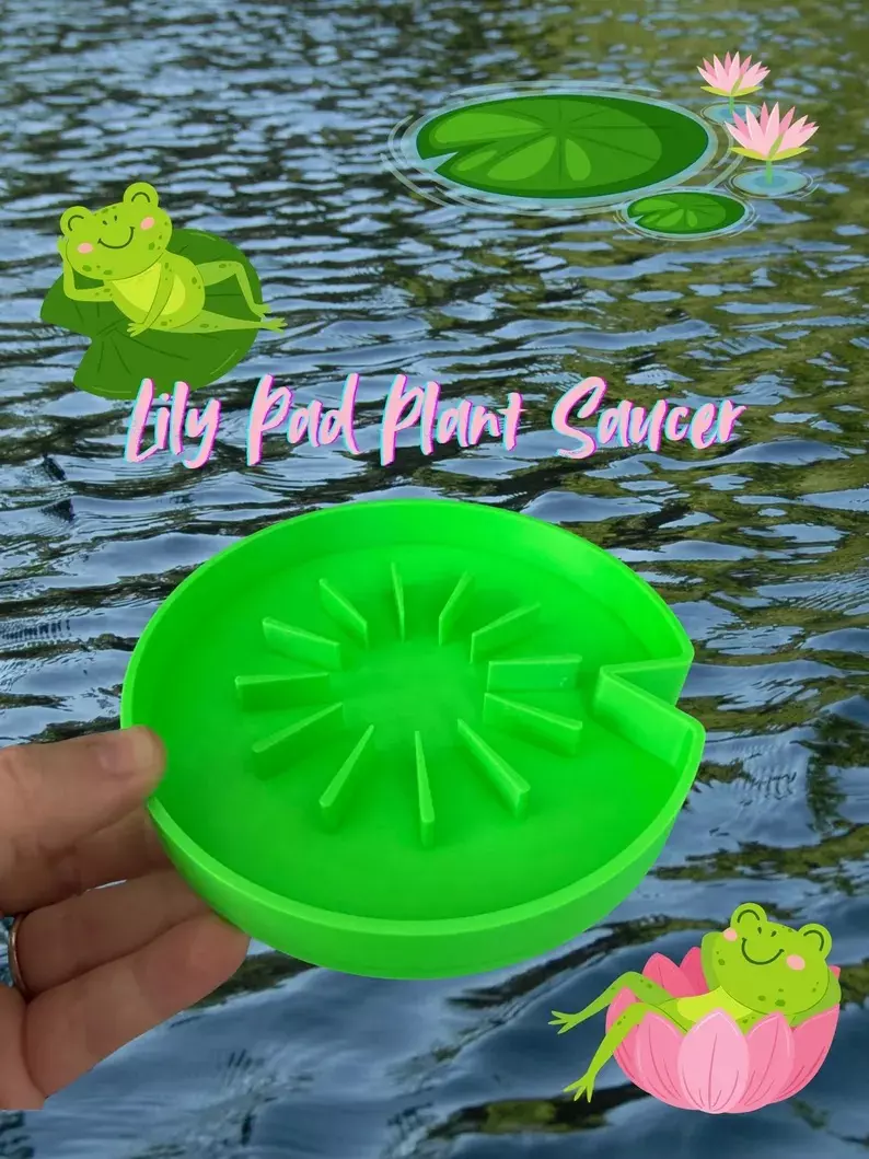 plant/Lily Pad Plant Saucer-1