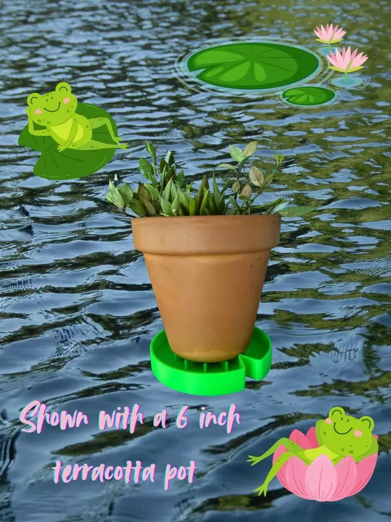 plant/Lily Pad Plant Saucer-2