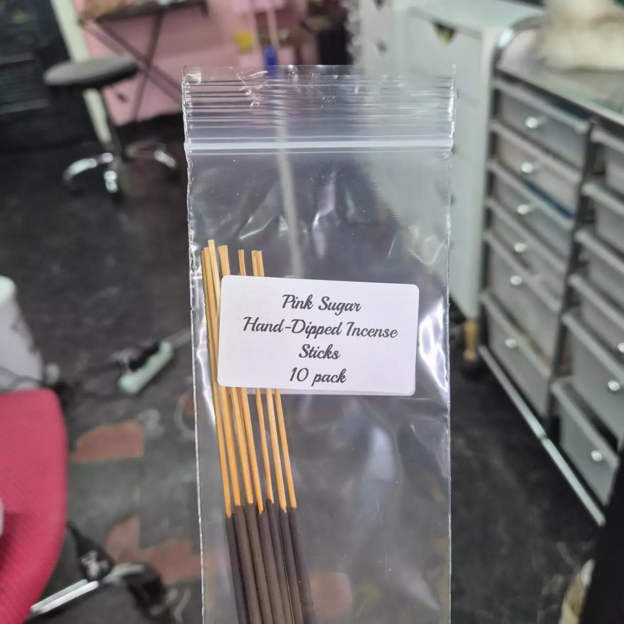 plant/Pink Sugar Hand-Dipped Incense Sticks - Slay’d Studio-0