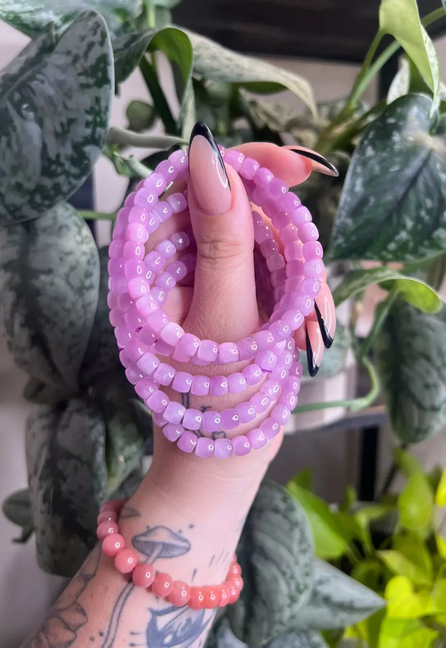 plant/Kunzite Barrel 6mm HQ-0