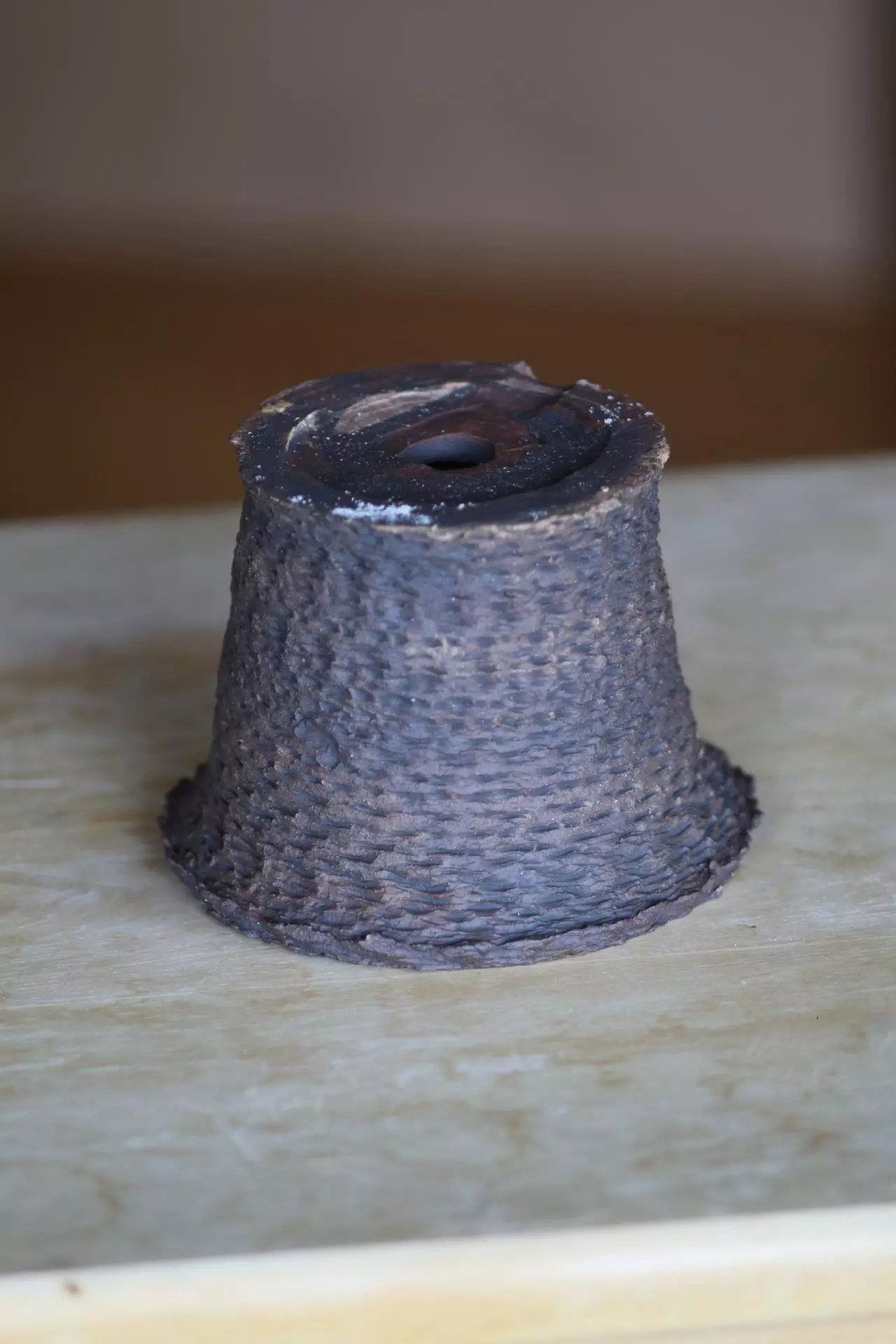 plant/Slightly wonky handmade ceramic pot with drainage-1