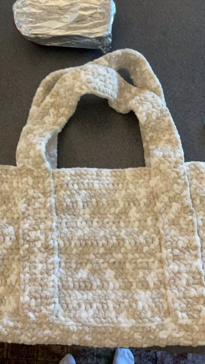 plant/Large Chunky Tote Bag-0