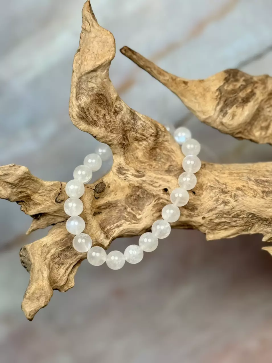 plant/white moonstone 9mm-10mm-0