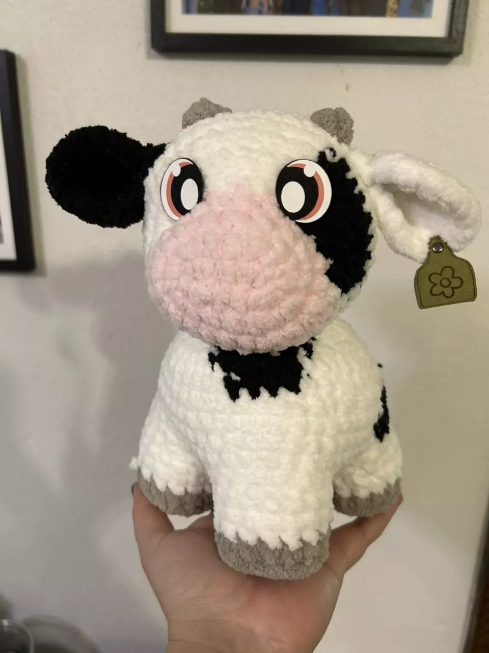 plant/Crochet Cow Plushie-0