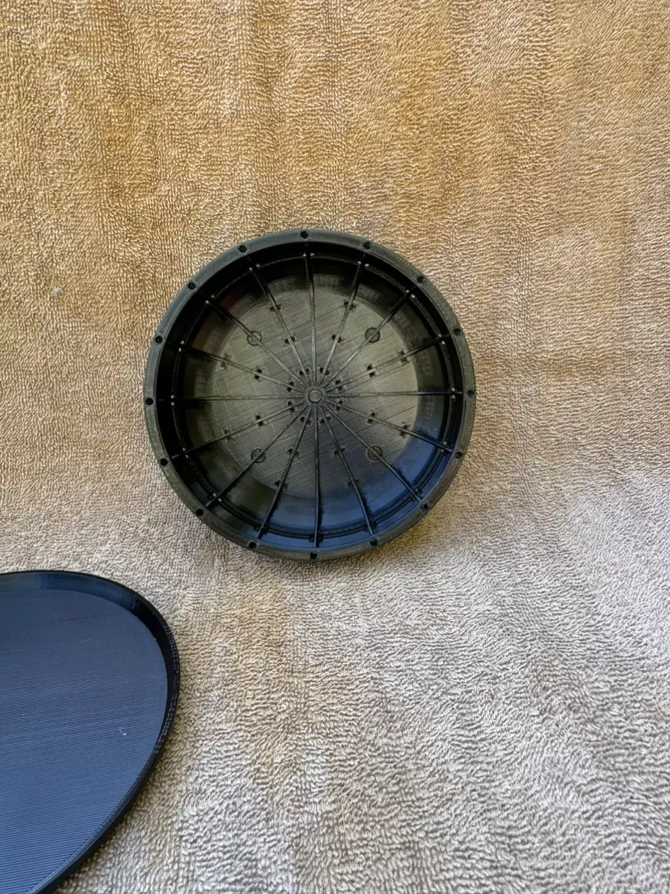 plant/Bonsai training pot 6” plastic black-1