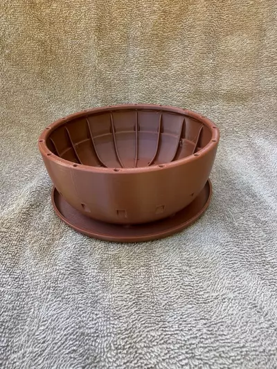 plant/Bonsai training pot 6” plastic terre cotta-0-thumbnail