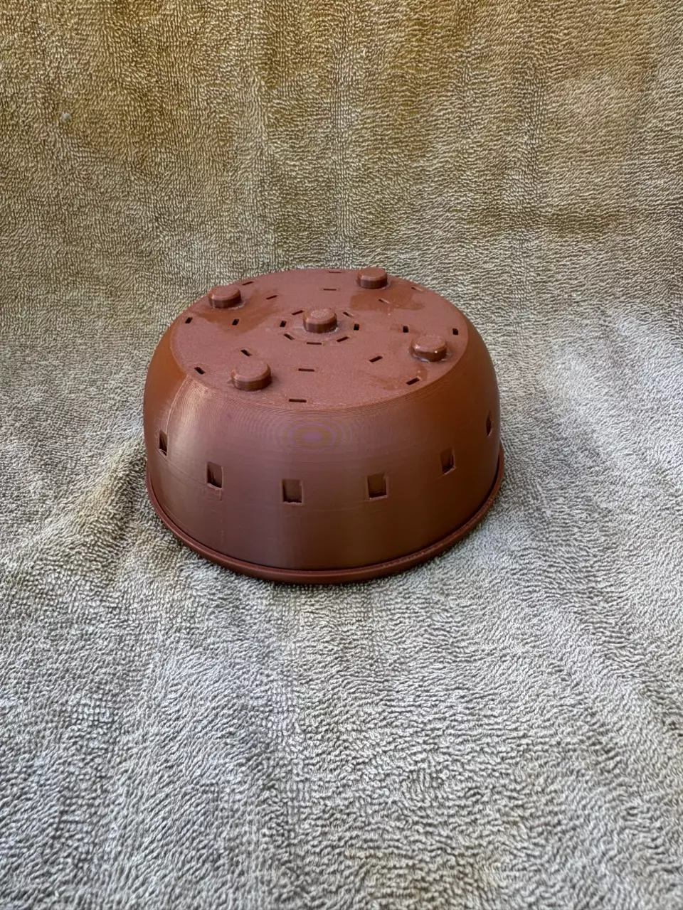 plant/Bonsai training pot 6” plastic terre cotta-1