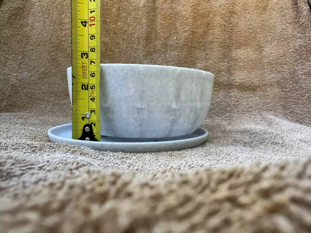 plant/Bonsai training pot 6” plastic brown-5