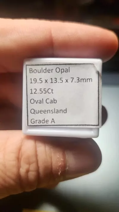 plant/12.55ct Boulder Opal – Queensland Oval Cab-1-thumbnail
